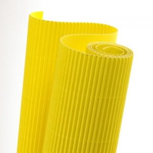 ROLLO CARTON ONDULADO 50X70CM 300G AMARILLO LIMON CANSON
