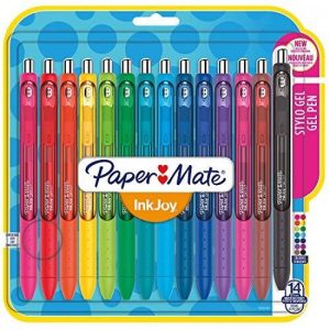 BLISTER 14 BOLIGRAFOS PAPER MATE INK JOI FUN PENCIL
