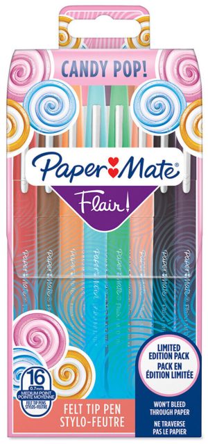 Estuche 16 rotuladores paper mate flair m retro