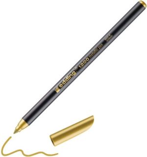 C/10 ROTULADOR EDDING 1200 METALIC ORO 53 P. REDONDA 1-3MM