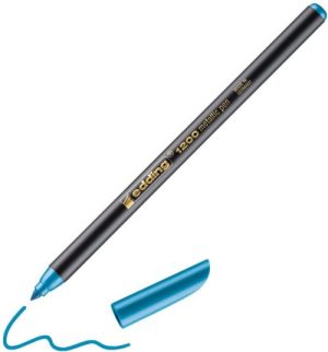 C/10 rotulador edding 1200 metalico azul 73 punta redonda 1-3mm