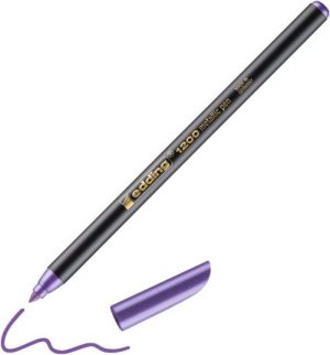 C/10 rotulador edding 1200 metalico violeta 78 punta redonda 1-3mm