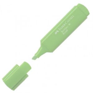 C/10 marcador fluorescente textliner 46 verde claro faber-castell
