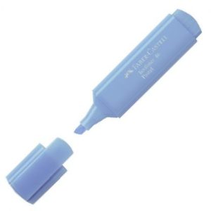 C/10 marcador fluorescente textliner 46 azul ultramar faber-castell