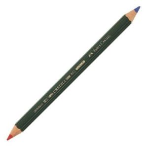 C/12 LAPIZ BICOLOR GRUESO ROJO-AZUL FABER-CASTELL