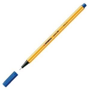 C/10 STABILO POINT 88 AZUL Nº41 PUNTA DE FIBRA 0,4MM.
