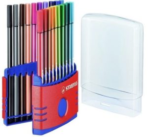 ESTUCHE 20 COLORES SURTIDOS COLORPARADE STABILO PEN 68