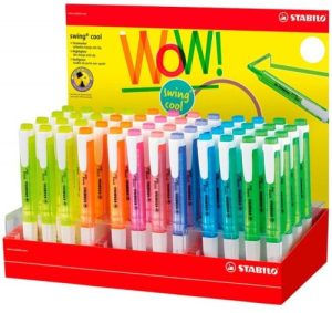 EXP 48 MARCADORES FLUORESCENTES STABILO SWING COOL