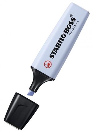 C/10 marcador fluorescente azul nublado stabilo boss 70/111