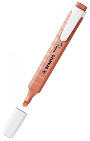 C/10 marcadores fluorescentes swing cool pastel coral meloso 275/140