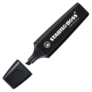 C/10 marcador fluorescente negro stabilo boss nature Colors 70/46