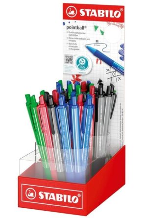 Exp 38 boligrafo stabilo pointball colorful Punta M 0.5mm