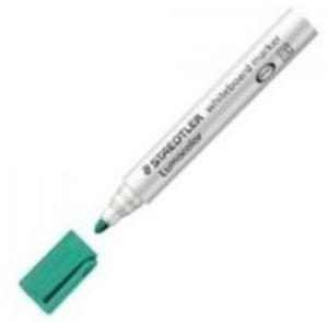 C/10 rotuladores lumocolor whiteboard marker 351 color verde lima