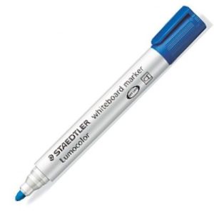 C/10 rotuladores lumocolor whiteboard marker 351 color azul