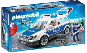COCHE DE POLICIA CON LUCES Y SONIDO PLAYMOBIL
