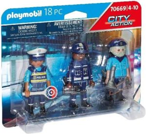 SET DE FIGURAS POLICIA PLAYMOBIL