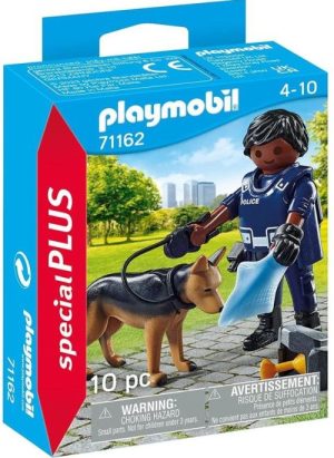 POLICIA CON PERRO PLAYMOBIL