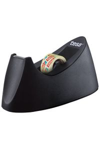 Portarrollos sobremesa Tesa Easy cut curve para cinta 33m tesa color negro