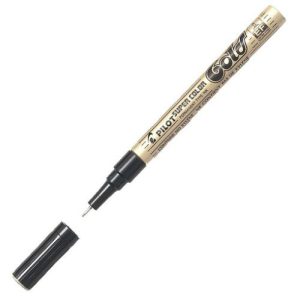 c/12 Rotulador super color sc oro Punta 1,0mm permanente extra fino