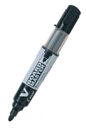 c/10 rotulador pizarra vboard master negro recargable
