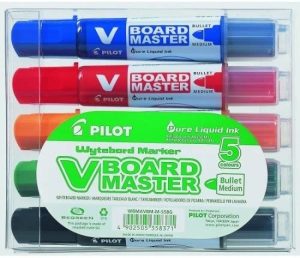 BLISTER 5 ROTULADOR PIZARRA VBOARD MASTER COLORES SURTIDOS