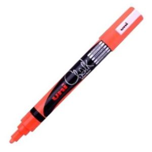 ROTULADOR TIZA LIQUIDA NARANJA UNI-CHALK MARKER PWE M5