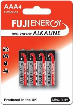 Blister 4 pilas alcalinas fujienergy LR03 AAA 1,5V
