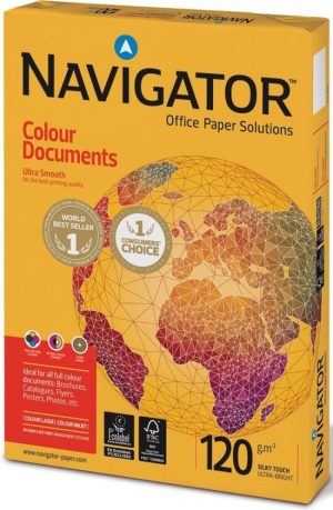 C/8 PAQUETE 250 HOJAS A4 120G NAVIGATOR