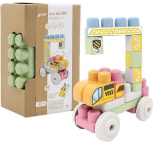 BLOQUES CAMION GRUA 19 PIEZAS GIROS ECO