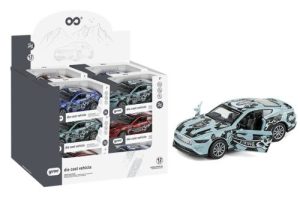 Exp 12 coches de carreras fire pull back surtidos escala 1:13