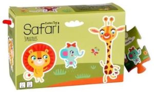PEQUEÑOS BRILLANTES PUZZLE TRIPLE SAFARI
