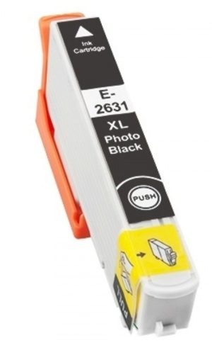 CARTUCHO TINTA COMPATIBLE EPSON T2631 C13T26314010 NEGRO