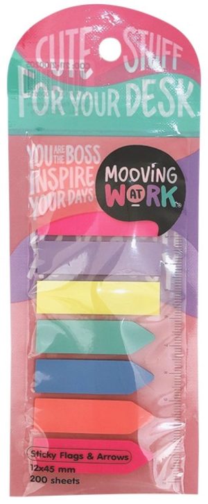 SET DE 200 BANDERITAS SEÑALIZADORAS 8 COLORES MAW MANIA