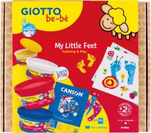 Set giotto be-be my little feet coloring &play