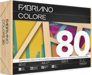 PAQUETE A4 500H 80G FABRIANO COLORE ALBARICOQUE