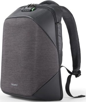 MOCHILA TEKNIKO COLOR NEGRO ANTIRROBO 34X16X46CM