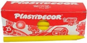 C/25 CERAS PLASTIDECOR UNICOLOR AMARILLO