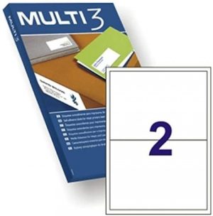 C/100 hojas etiquetas ft/im 175x135 multi3 cantos rectos