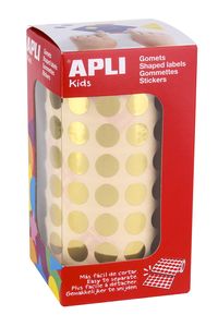 ROLLO GOMETS REDONDO ORO AUTOADHESIVOS 10,5MM