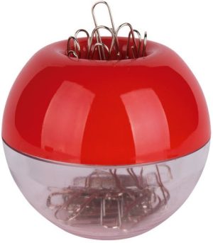 PORTACLIPS TRANSPARENTE + CLIPS APLI