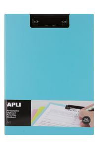 CARPETA A4 CON PINZA SUPERIOR POLIPROPILENO FOAM AZUL