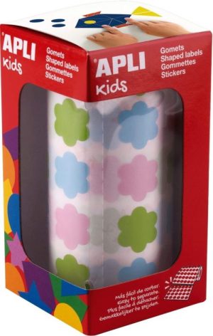 ROLLO GOMETS FLORES MULTICOLOR 20X18 MM