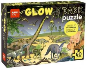 Puzle brilla en la oscuridad dinosaurios 60 piezas