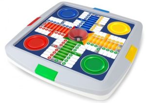 Juego parchis y oca con dado automático