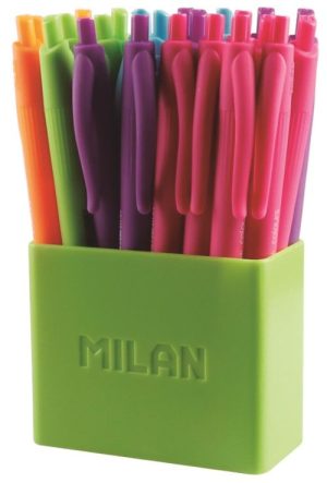 EXP 24 BOLIGRAFOS MILAN P1 TOUCH COLOURS