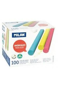 ESTUCHE 100 TIZAS ANTIPOLVO COLOR MILAN