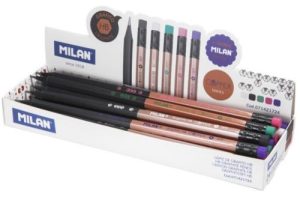 C/24 LAPIZ GRAFITO HB HEXAGONAL CON GOMA COPPER MILAN