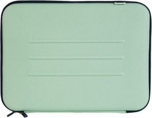 Funda para ordenador portátil semirigida serie 1918 color verde, medidas;34,5x25cm