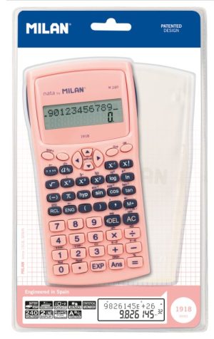 Calculadora científica m240 serie 1918 color rosa 240 funciones Milan