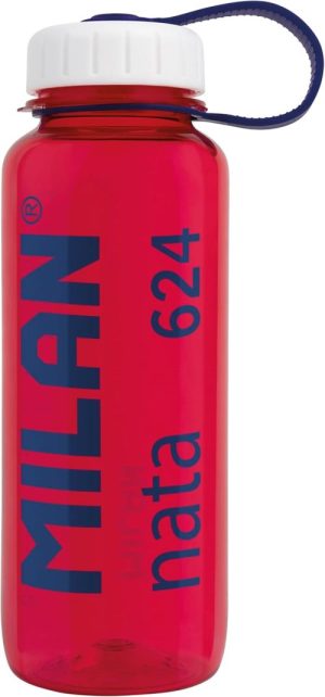 Botella de tritán 650ml milan nata 624 color rosa transparente